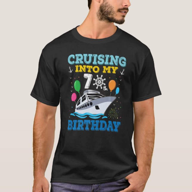 T-shirt Croisière dans mon 70e Escadron de croisière de fê (Devant)
