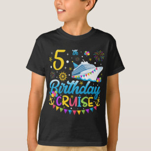 T-shirt Croisière de 5e anniversaire B Day Party Boy