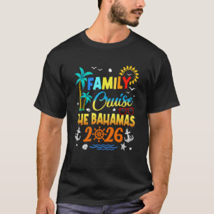 T-shirt Croisière de Famille aux Bahamas 2026 Vacances d'É