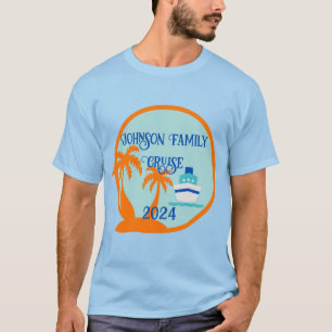 T-shirt Croisière de famille modifiable