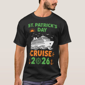 T-shirt Croisière de la Saint-Patrick chanceuse 2026 Soiré