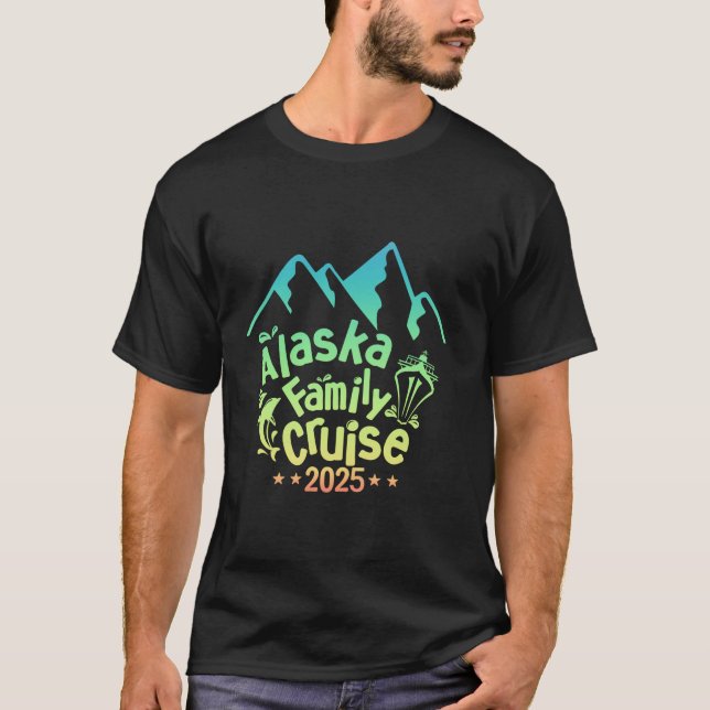 T-shirt Croisière de l'Alaska 2025 - Groupe de croisière f (Devant)