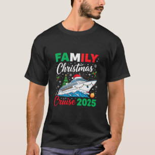 T-shirt Croisière de Noël en famille 2025 Vacances de fête