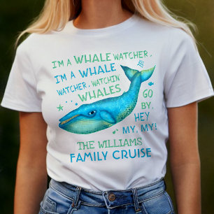 T-shirt Croisière de observation de vacances de famille d