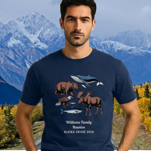 T-shirt Croisière de Réunification de Famille Aventure en