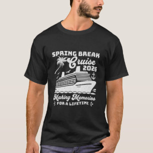 T-shirt Croisière de vacances de printemps 2026 pour group