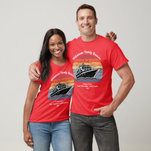 T-shirt Croisière d'été pour la Réunion en famille