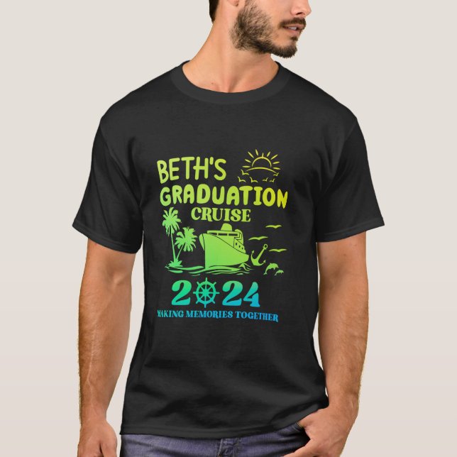 T-shirt Croisière d'études supérieures 2024 Escadron de cr (Devant)