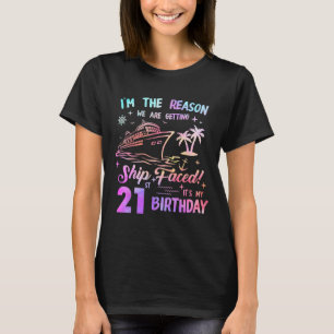 T-shirt Croisière du 21e anniversaire du navire 21 ans de