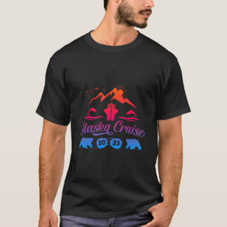 T-shirt Croisière en Alaska 2023 Voyage vacances en famill