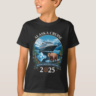 T-shirt Croisière en Alaska 2025 Famille Croisière en Alas
