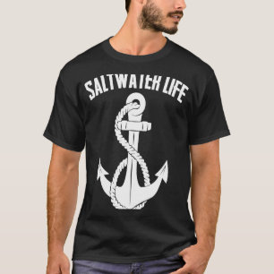 T-shirt Croisière en eau salée Ancre Pêche en mer Bateau