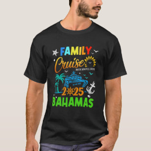 T-shirt Croisière en famille 2025 Bahamas Croisière ensemb