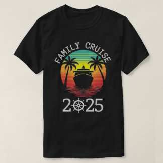 T-shirt Croisière en famille 2025 Voyage de vacances Crois