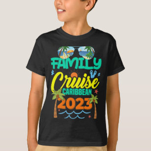 T-shirt Croisière en famille Caraïbes 2023 Vacances d'été