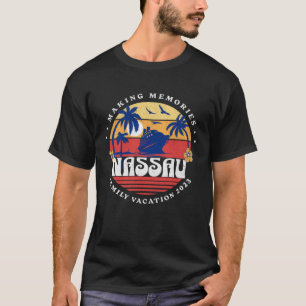 T-shirt Croisière en famille Nassau Bahamas 2023 Souvenir 