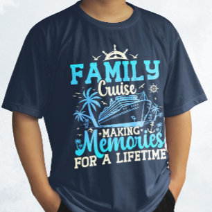 T-shirt Croisière En Famille Pour Souvenir D'Une Vie Drôle
