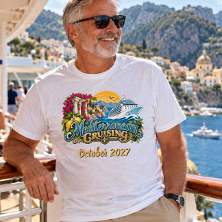 T-shirt Croisière en Méditerranée