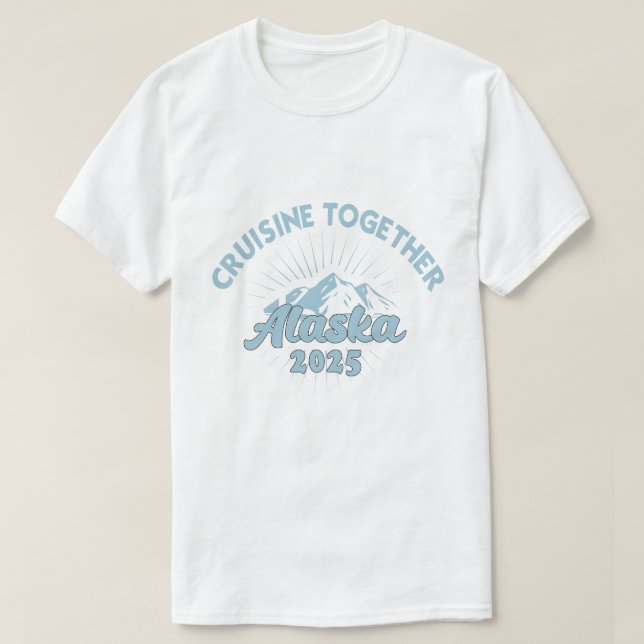 T-shirt Croisière ensemble Alaska Cruise 2025 Family Group (Design devant)