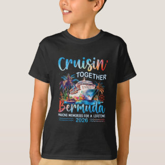 T-shirt Croisière ensemble aux Bermudes Vacances en famill