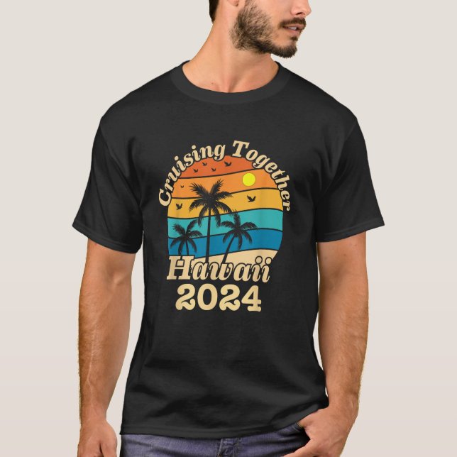 T-shirt Croisière ensemble Hawaii 2024 Voyage en famille V (Devant)