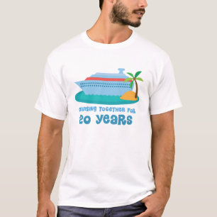 T-shirt Croisière ensemble pendant 20 années de cadeau