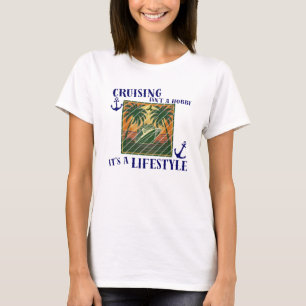 T-shirt Croisière est un thème de vacances de croisière de