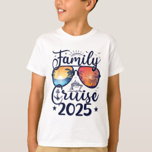 T-shirt Croisière familiale 2025 Vacances d'été tenue asso