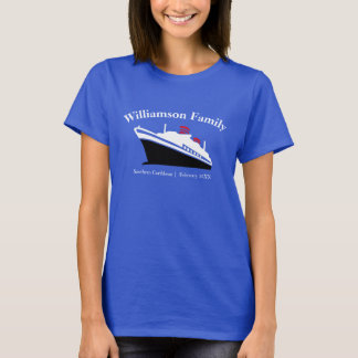T-shirt Croisière familiale personnalisée