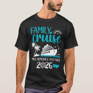 T-shirt Croisière familiale Vacances d'été 2026 tenue asso