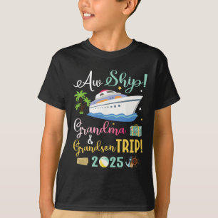 T-shirt Croisière grand-mère et petit-fils 2025 Fami