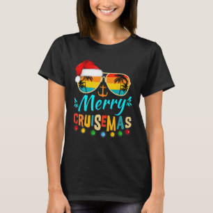 T-shirt Croisière Joyeuse Noël Père Noël Reindeer