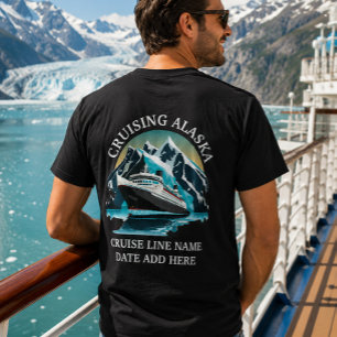 T-shirt Croisière personnalisée en Alaska embarquement sur