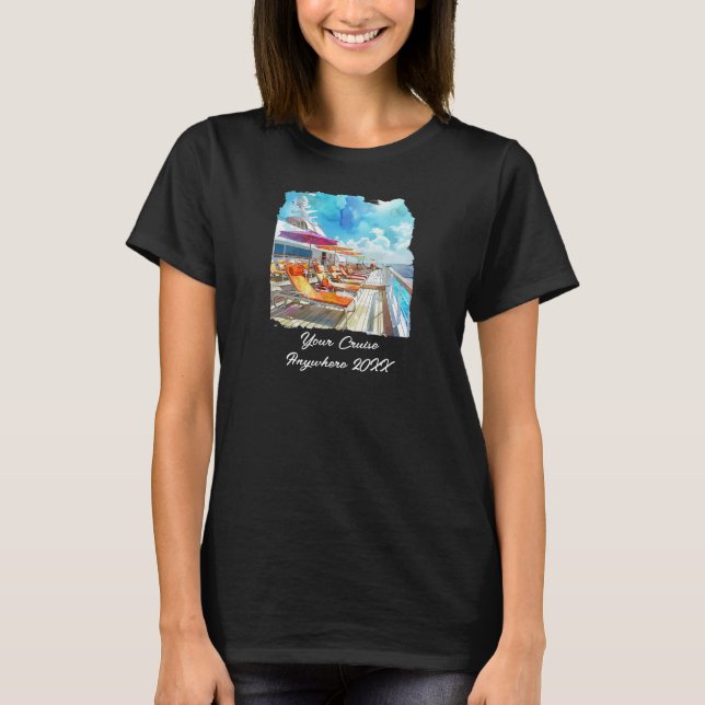 T-shirt croisière Personnaliser (Devant)