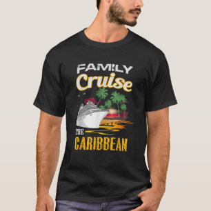 T-shirt Croisière pour la famille des Caraïbes pour hommes