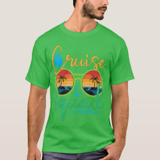 T-shirt Croisière Squad 2025 Family Vacation Beach Corresp