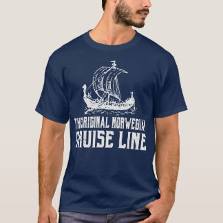 T-shirt Croisiere sur la ligne de croisière norvégienne or