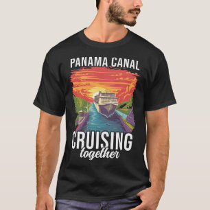 T-shirt Croisière sur le canal de Panama en vacances en fa