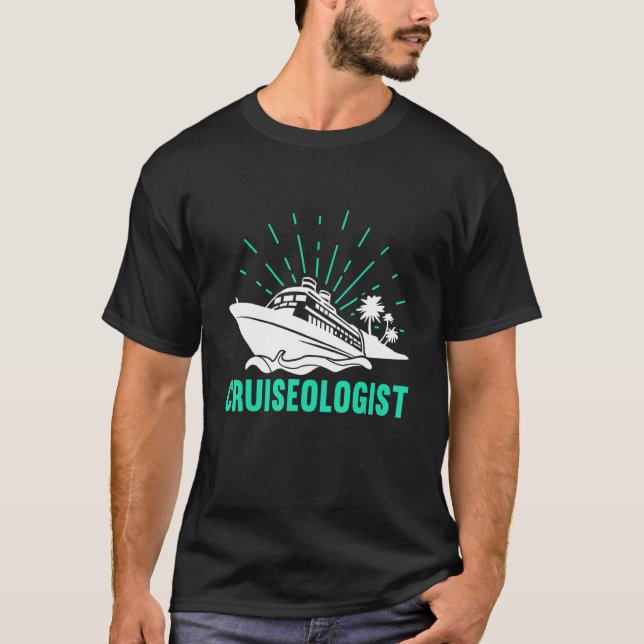 T-shirt Croisière Tourist Cruiseologist Cruiseologist Crui (Devant)