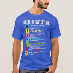 T-shirt Croissance Esprit Classe Motivation Cerveau Entrep