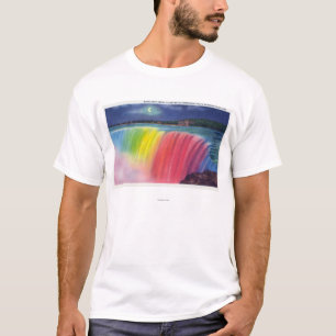 T-shirt Croissant de lune au-dessus de Horseshow lumineux