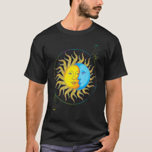 T-shirt Croissant de soleil Lune Astronomie Corps céleste