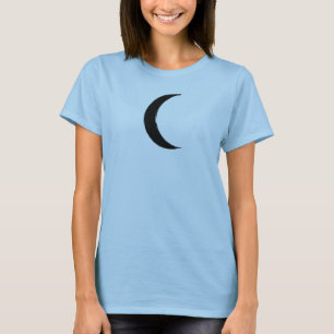 T-shirt Croissant Noir Magie Décroissante Astrologie de la