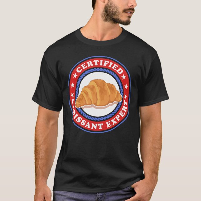 T-shirt Croissants experts Croissants (Devant)