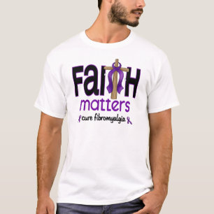 T-shirt Croix 1 de sujets de foi de fibromyalgie