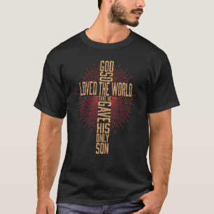 T-shirt Croix chrétienne Bible Verse Écriture Foi