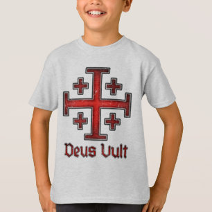 T-shirt Croix chrétienne du templier de Jérusalem Chevalie