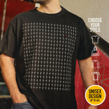 Croix chrétienne moderne motif Cœur sacré rouge