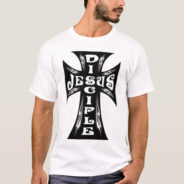 T-shirt Croix de disciple de Jésus (Devant)