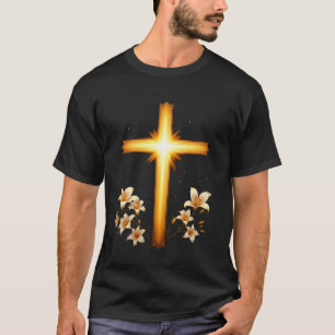 T-shirt Croix de Pâques joyeuse